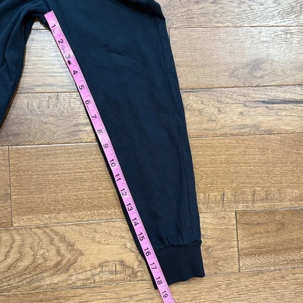 H&M Girls Cotton Black Jogger Pants - Size US 7